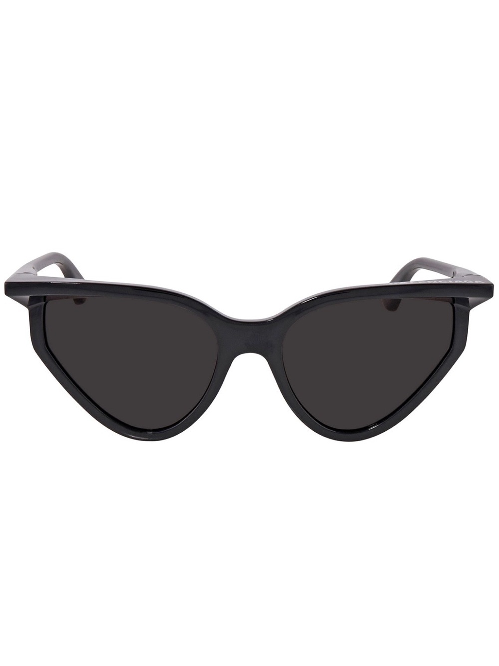 Balenciaga Black Cat-Eye Sunglasses with Dark Lenses